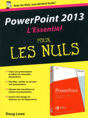 cover image of PowerPoint 2013 Essentiel pour les Nuls